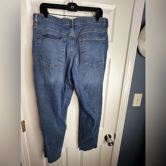 No Boundaries Juniors Size 17 Blue Wash Distressed Button Fly Denim Jeans 14 - Picture 13 of 13
